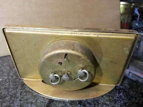 Vintage Soviet Russian Mechanical Clock, Slava Alarm Clock, works excellent