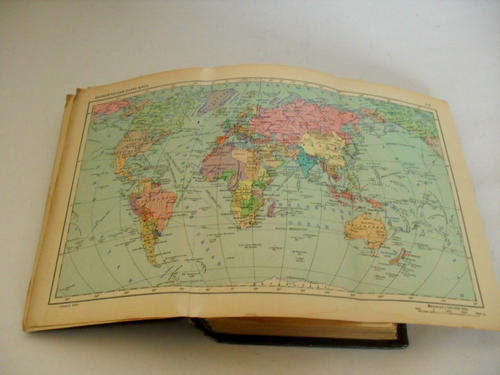 Vintage Soviet USSR World Atlas