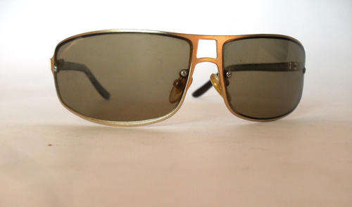Vintage gold tone full rim sunglasses