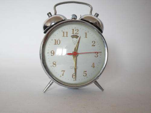 Metal Equity Wind Up Double Bell Alarm Clock Made In China