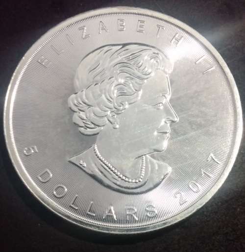 Canada Maple leaf fine Silver  2017