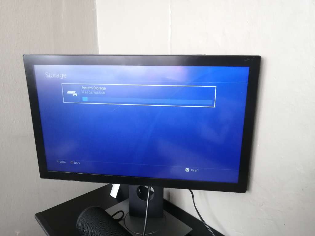 Clean PS4 SLIM with box Plus 1 controller & 2games 500gb hardrive Ready for testing Plug n play