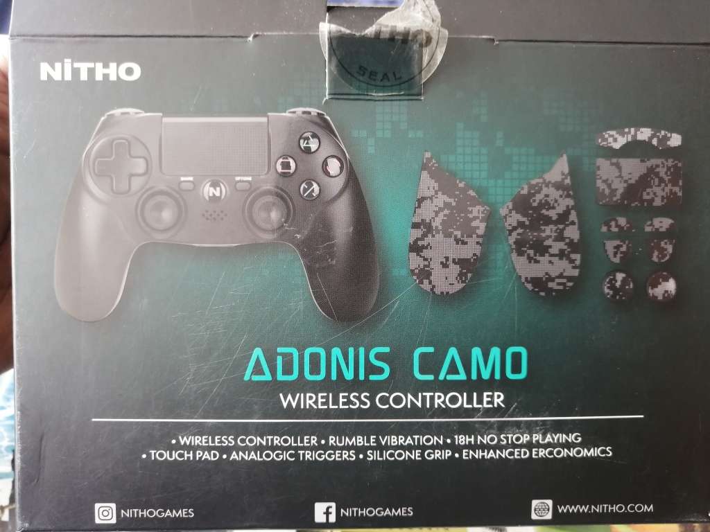 Nitho ADONIS BT CONTROLLER CAMO Compatible PS4 - PS3 - SWITCH - PC