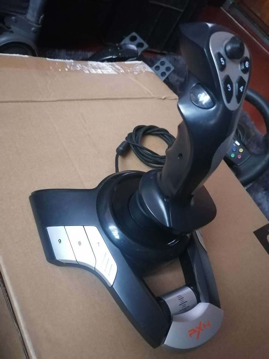 PXN-F-16- Flight Games Stick Joystick Game Controller for PC Fly Aviation