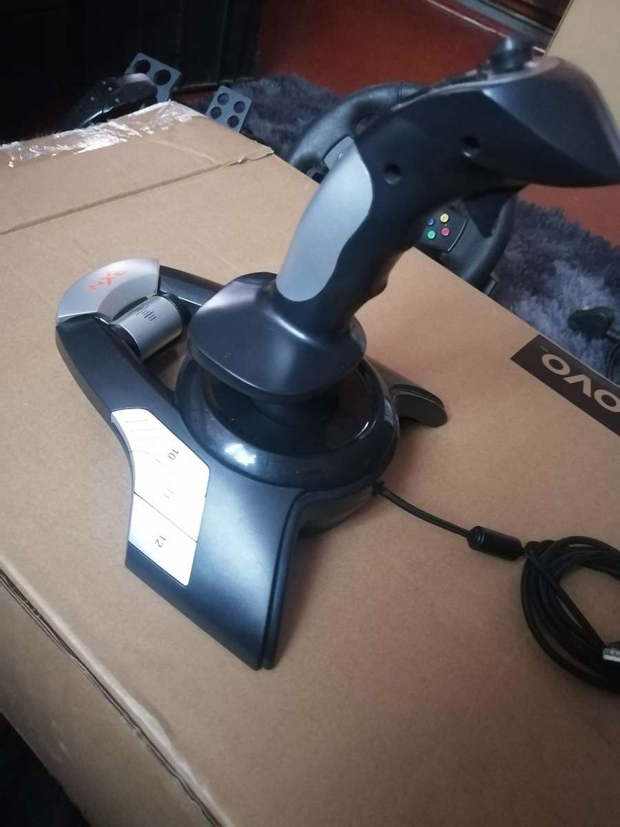 PXN-F-16- Flight Games Stick Joystick Game Controller for PC Fly Aviation