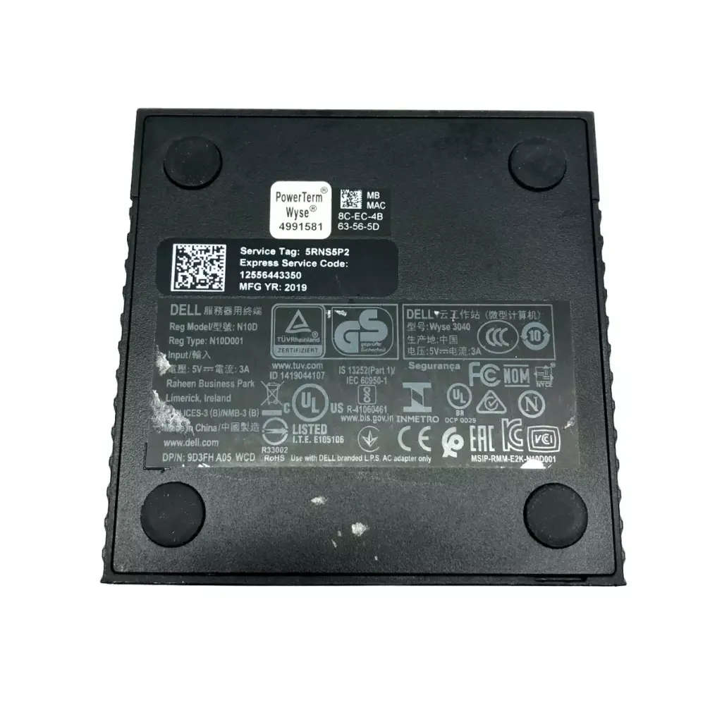 Latest Dell Wyse 3040 Thin Client Atom x5-Z8350 quad core 1.44GHz CPU 2GB RAM 16GB PSU Mini PC