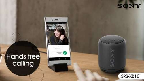 Sony SRS-XB10 Extra Bass Portable Splash Proof Wireless Speaker-black