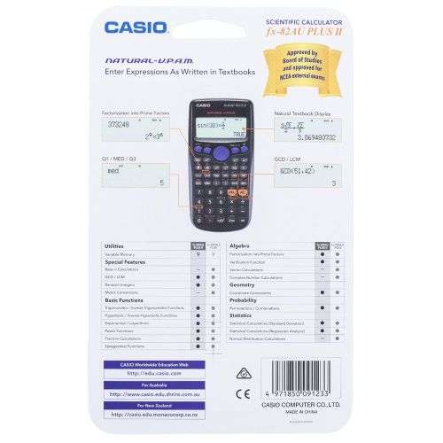 CASIO FX-82ZA Plus Calculator