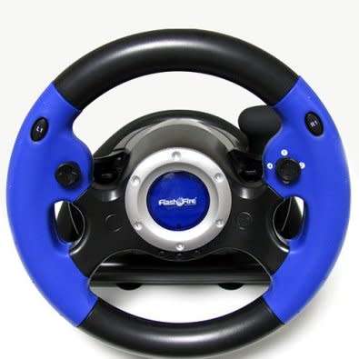 FlashFire 3 in 1 Pro Wheel with Pedals for PS2/PS3/ PC Vibration Feedback