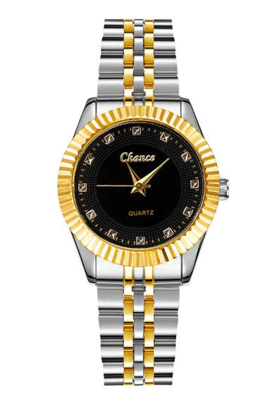 Fashionable and minimalist trendy steel band quartz women`s boutique watch