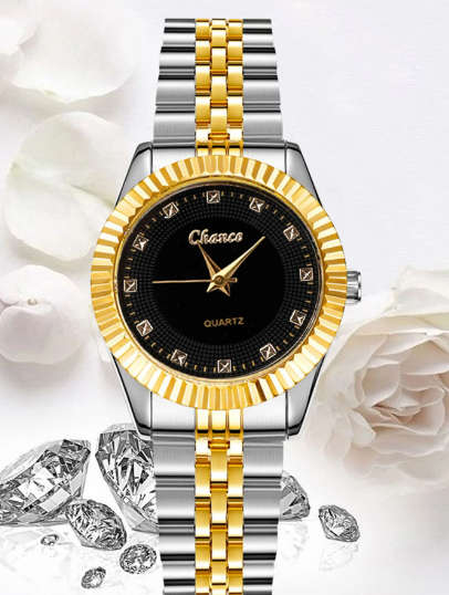 Fashionable and minimalist trendy steel band quartz women`s boutique watch