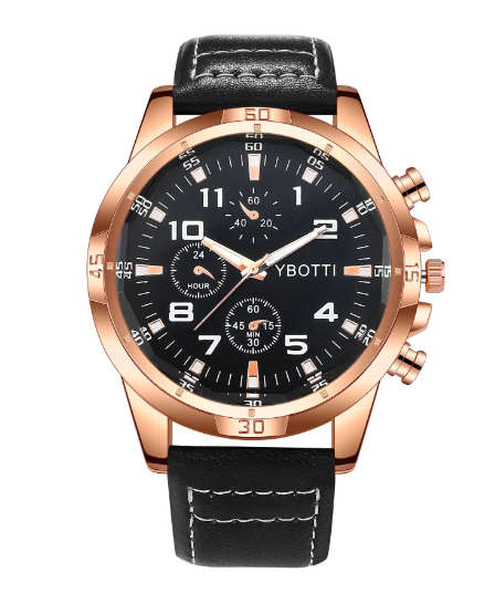 Men Triple Dial Quartz Watch