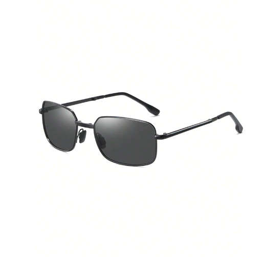 1pc Black Foldable And Fashionable Sunglasses, Uv Protection, Polarized Driving Sunglasses Unisex
