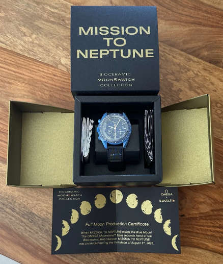 SWATCH x OMEGA MOONSWATCH Mission Moonshine Gold - MISSION NEPTUNE Speedmaster