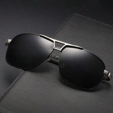Fashionable Metal Frame Sunglasses For Men, Suitable For Outdoor Activities, Beach, Street Wear Eleg
