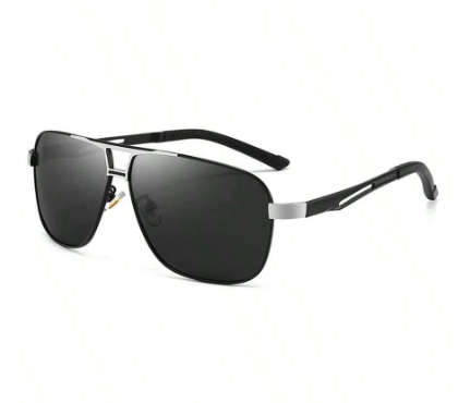Fashionable Metal Frame Sunglasses For Men, Suitable For Outdoor Activities, Beach, Street Wear Eleg