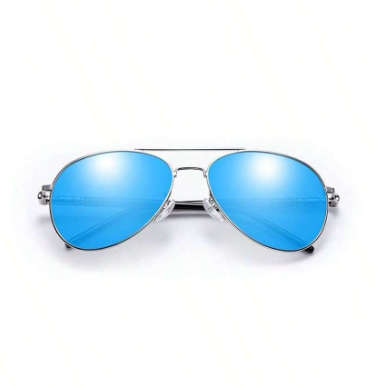 Classic Unisex Pilot Sunglasses, Luxury Designer Trendy Driver Astronaut Anti-Reflective Retro Metal