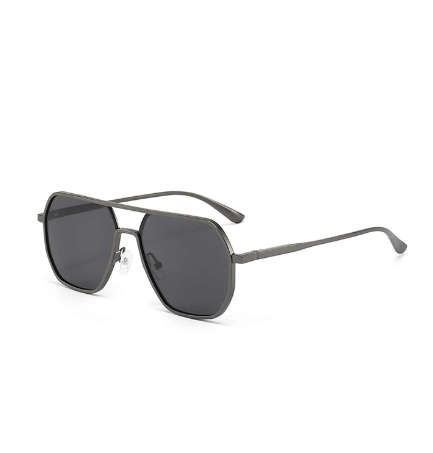 1pc Men`s Fashionable Sunglasses With Simple Double Beam Design Suitable For Driving Elegant