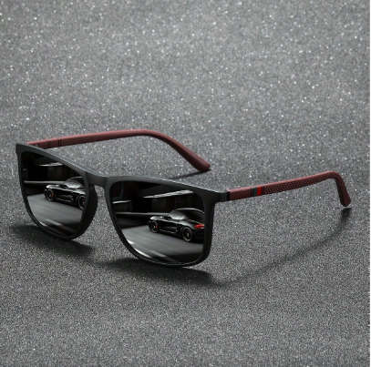 Sturdy And Lightweight Tr90 Frame Eyeglasses, Latest Fashion Retro Square Unisex Polarized Sunglasse
