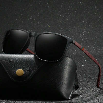 Sturdy And Lightweight Tr90 Frame Eyeglasses, Latest Fashion Retro Square Unisex Polarized Sunglasse