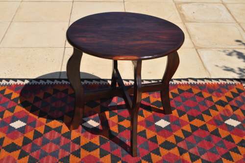 Tambotie Round Lamp Table --  Collections Only!!!