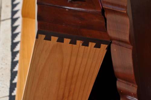 Imbuia Ball & Claw 7 Drawer (2 over 5) Chest Of Drawers.  --  Collections Only!!