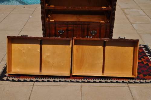 Imbuia Ball & Claw 7 Drawer (2 over 5) Chest Of Drawers.  --  Collections Only!!