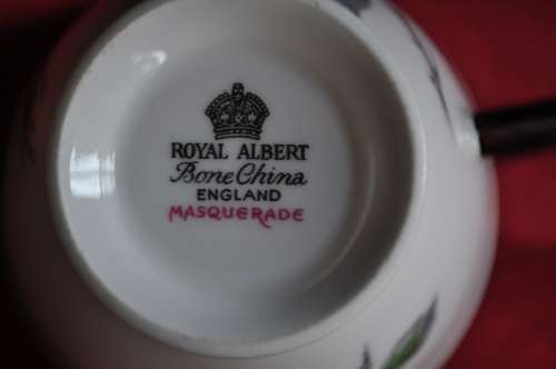 Royal Albert "Masquerade" 21 Piece Tea Set.   ---   Collections or Courier Please!!!
