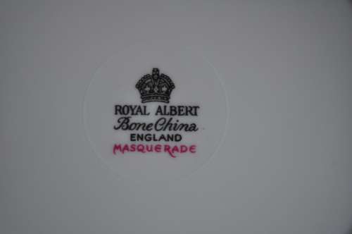 Royal Albert "Masquerade" 21 Piece Tea Set.   ---   Collections or Courier Please!!!