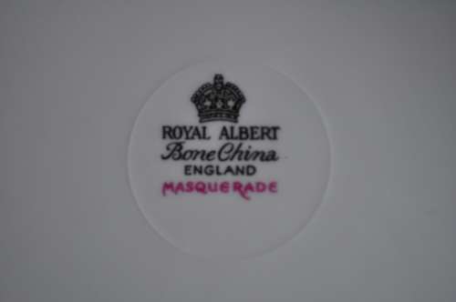 Royal Albert "Masquerade" 21 Piece Tea Set.   ---   Collections or Courier Please!!!