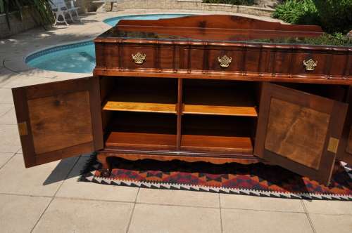 Imbuia Ball & Claw Dining Room Suite - Table, 8 Chairs & Sideboard -- Collections Only!