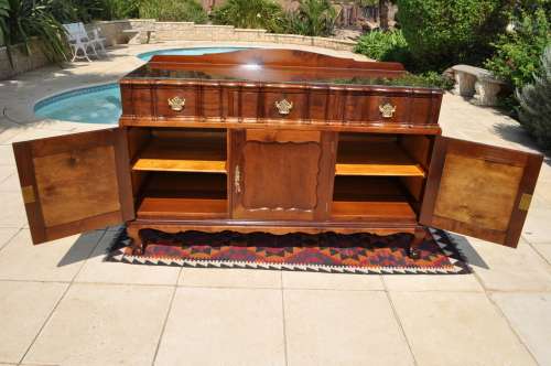 Imbuia Ball & Claw Dining Room Suite - Table, 8 Chairs & Sideboard -- Collections Only!