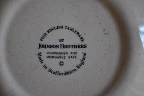 Johnson Bros "Hearts & Flowers"  3 x Cereal Bowls
