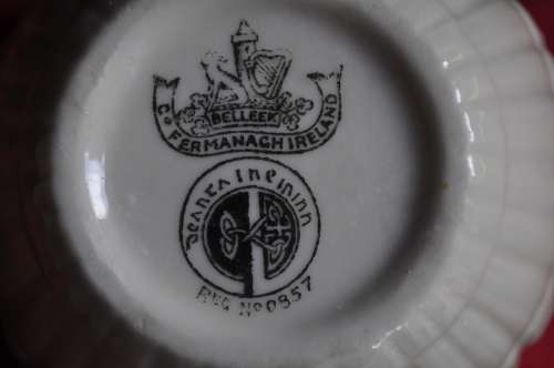 Belleek Sugar Bowl