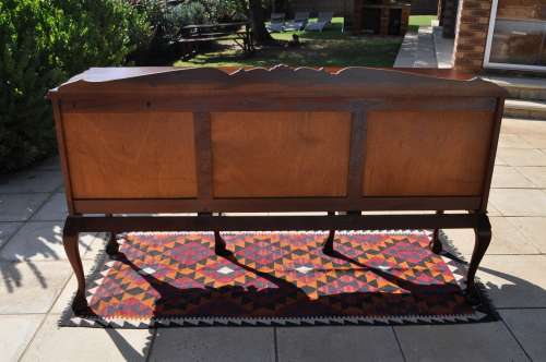 Imbuia Ball & Claw 4 Door, 3 Drawer Sideboard --  Collections Only!!!!!