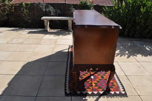 Imbuia Ball & Claw 4 Door, 3 Drawer Sideboard --  Collections Only!!!!!