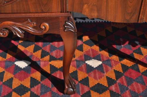 Imbuia Ball & Claw 4 Door, 3 Drawer Sideboard --  Collections Only!!!!!