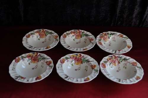 Royal Doulton "Sherborne" Dessert Set.   --- D5915