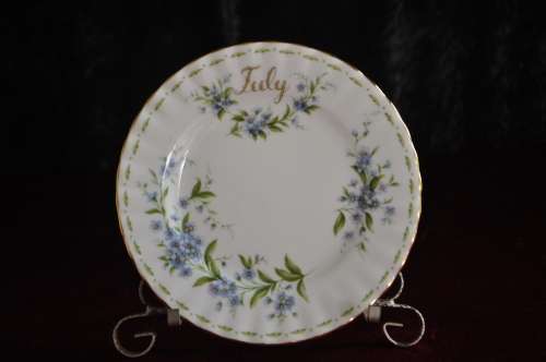 Royal Albert Flower Of The Month July "Forget-Me-Not" Trio