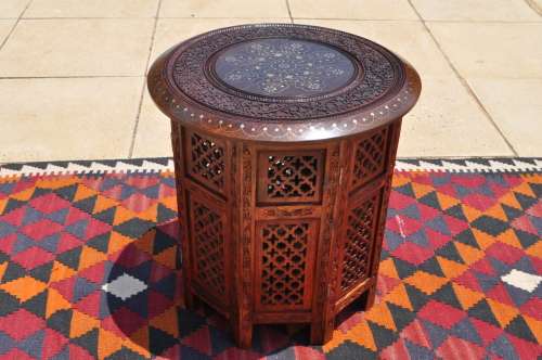Carved Side Tables x 2    ------      Collections Only!!
