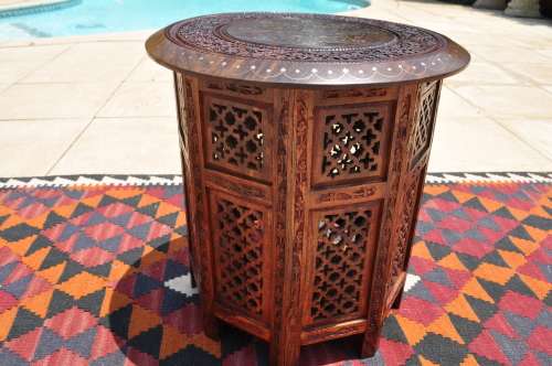 Carved Side Tables x 2    ------      Collections Only!!