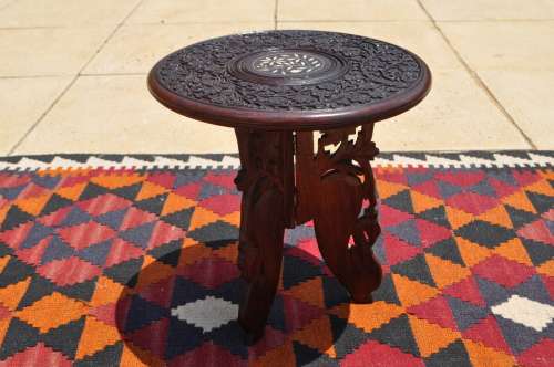 Carved Side Tables x 2    ------      Collections Only!!