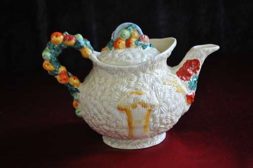 Clarice Cliff Newport Pottery England "Celtic Harvest" Tea Pot  ---  Collections or Courier Please