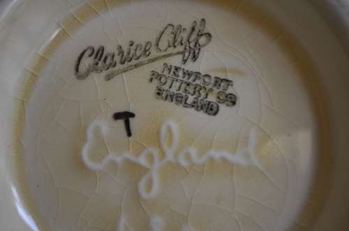 Clarice Cliff Newport Pottery England "Celtic Harvest" Tea Pot  ---  Collections or Courier Please