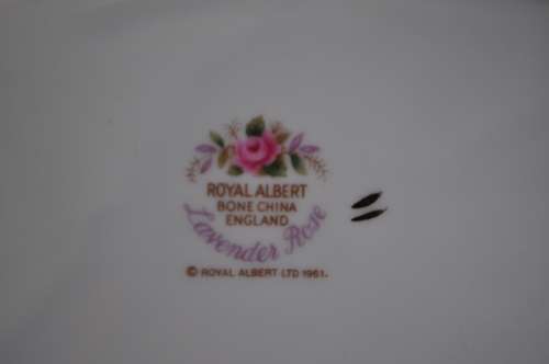 Royal Albert "Lavender Rose" Gravy Boat & Saucer