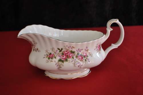 Royal Albert "Lavender Rose" Gravy Boat & Saucer
