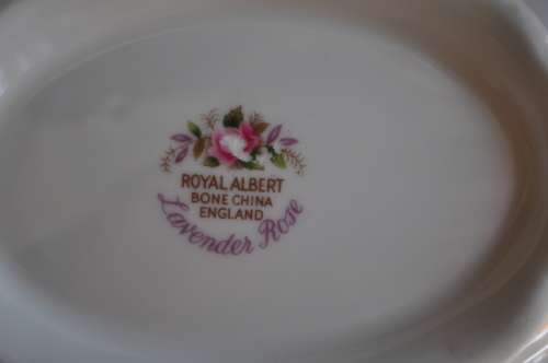 Royal Albert "Lavender Rose" Gravy Boat & Saucer