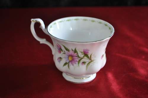 Royal Albert Flower Of The Month September "Michaelmas Daisy" Trio