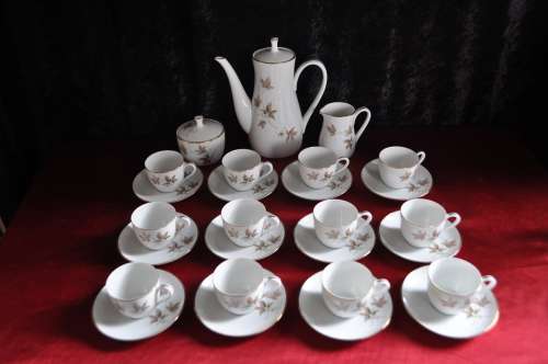 Royal Ceramics (R.C Japan) "Benita" Demitasse Coffee Set 27 Piece  --  Collection or Courier!!