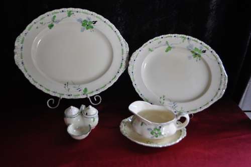 Grindley Hand Painted "The Silver Bough" 44 Piece Dinner Set - Collection or Courier Please!!